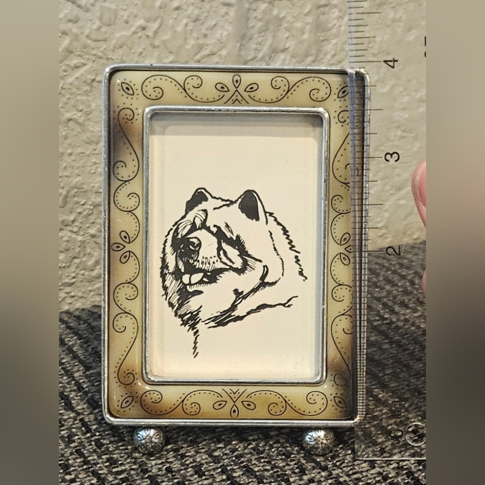 Small Brighton Picture Frame With Vintage Chow Chow Print